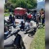 Este incidente que dejó un fallecido se presentó en Bello, a la altura de la glorieta de Niquia y se vieron involucrados una motocicleta y una volqueta. <b><span class="mln_small-caps_mln">/ FOTO: DENUNCIAS ANTIOQUIA</span></b>