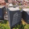 La tercera caja que contiene el auditorio todavía no está lista: “en un mes”, dijo el alcalde Federico Gutiérrez. FOTO: ALCALDÍA DE MEDELLÍN