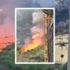 Sucedió en el sector La Pradera, en un punto en donde, según el alcalde, suelen arrojarse residuos de manera ilegal. FOTOS: FACEBOOK COMUNICADOS MEDELLÍN Y VIBRA PAISA