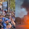 Disturbios en Francia tras la victoria del París Saint-Germain. FOTO: REDES SOCIALES