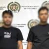 Captura de Sebastián Sánchez y Jhon Esneider Muñoz, vinculados a cinco hurtos en Medellín. FOTO: POLICÍA METROPOLITANA VALLE DE ABURRÁ 
