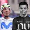 Nairo Quintana (izq) y Critian Muñoz (der), ciclistas colombianos. FOTOS: VUELTA ASTURIAS Y EQUIPO NU COLOMBIA