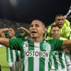 De izquierda a derecha: Farid Díaz, Orlando Berrío, Macnelly Torres, Juan Pablo Nieto, Elkin Blanco, Roderick Miller y Ezequiel Rescaldani. Atlético Nacional campeón Copa Libertadores 2016. FOTO: RÓBINSON SÁENZ