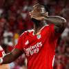Así celebró Jhon Jáder Durán su primer gol oficial con Benfica. FOTO: @SLBENFICA