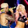 Feid y Karol G cuando exponían su relación ante el público. FOTOS: TOMADAS DE LA WEB
