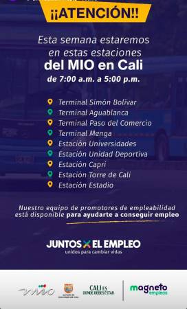 ¡Atentos! Magneto estará con ofertas de empleo en Medellín, Cali, Bogotá y Manizales