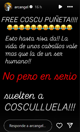 El artista utilizó sus redes para dar su opinión sobre el tema. / FOTO: CAPTURA DE PANTALLA