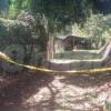 Por esta calle de la vereda transitaba la víctima con su hija cuando fue asesinada. FOTO: GUILLERMO OSPINA