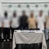 Capturados 17 integrantes del grupo delincuencial organizado Pachelly. FOTO: POLICÍA METROPOLITANA VALLE DE ABURRÁ