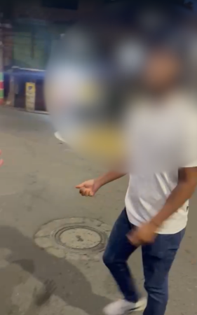 Señalado agresor. FOTO: TOMA DE VIDEO