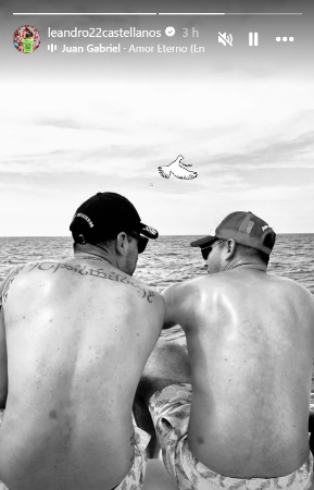Leandro Castellanos y su hermano Miguel Castellanos. FOTO: @LEANDRO22CASTELLANOS