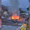Las causas del incendio son materia de investigación. FOTO: CORTESÍA DENUNCIAS ANTIOQUIA