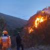 El incendio forestal ha dejado graves complicaciones en el ecosistema de la zona. FOTOS: @DEFENSACIVILCOLOMBIA Y @UNGRD