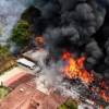 El incendio se presentó en la vereda San Diego. FOTO: CORTESÍA ALCALDÍA DE GIRARDOTA
