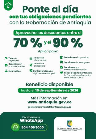 FOTO: GOBERNACIÓN DE ANTIOQUIA