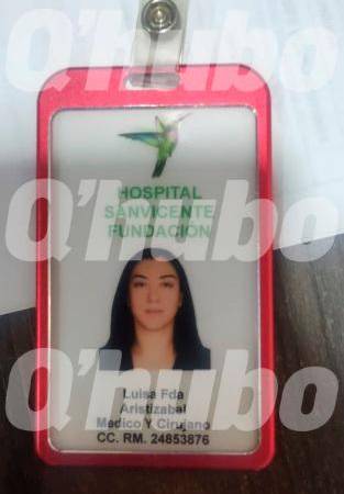 El carné que portaba la capturada.