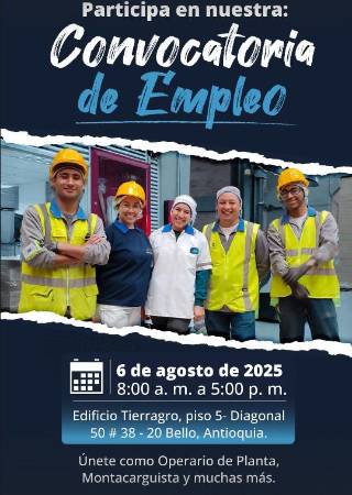 ¡Ojo! Hay convocatorias laborales en Medellín y Bello este miércoles