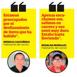 Testimonios de los afectados.