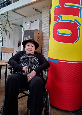 Rosa aseguró que le encanta leer el Q’HUBO. /FOTO: ANA CRISTINA MARINO M.