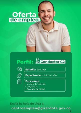 ¡Atención Girardota! Encuentre empleo con estas vacantes locales