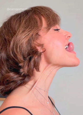 Así explicó la actriz el ejercicio. /FOTO: CAPTURA DE VIDEO