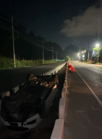 Así quedó el vehículo de la mamá de Cossio tras accidente. FOTO: @YEFERSONCOSSIO