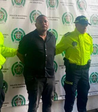 Iván Antonio Chaverra Montes, alias Cara negra. /FOTO: POLICÍA NACIONAL