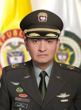 Coronel Richard Raúl Fajardo Ayala. FOTO: POLICÍA NACIONAL