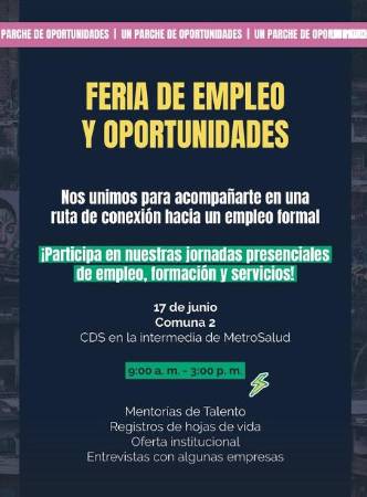 ¡Pilas, Santa Cruz! Habrá feria de empleo y oportunidades este martes