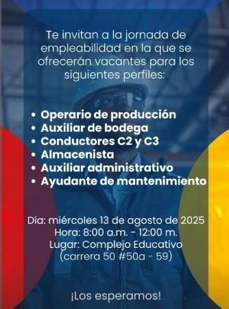 ¡Ojo! Envigado, Sabaneta y Copacabana tendrán feria de empleo