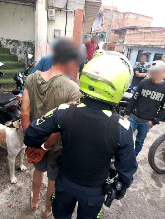 La Policía capturó al señalado abusador. /FOTO: CORTESÍA