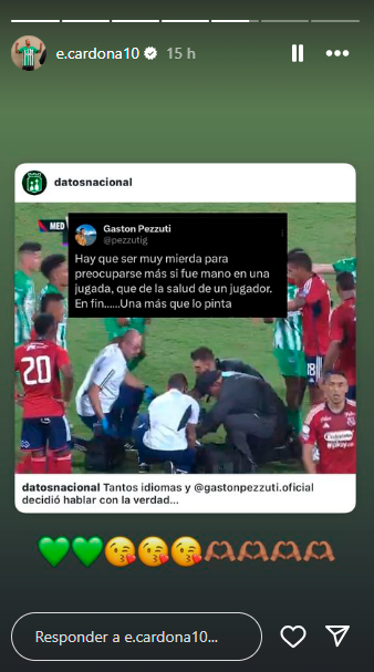 Mostrando su orgullo: así le respondió Edwin Cardona a la Dimayor, tras la sanción que recibió