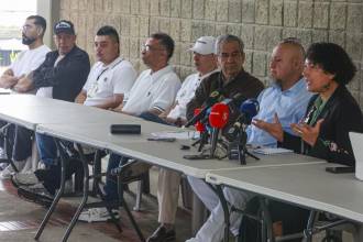 Los cabecillas miembros de la Mesa de paz hablaron desde la Cárcel de Itagüí sobre resolución de la Fiscalía. FOTO: MANUEL SALDARRIAGA