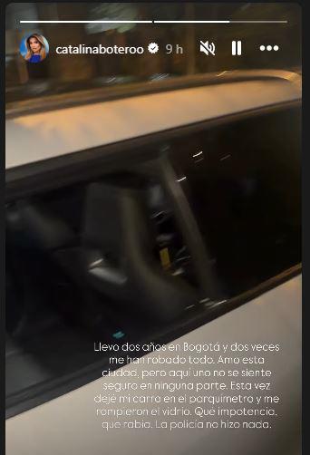 FOTO: CAPTURA DE VIDEO DE INSTAGRAM @catalinaboteroo