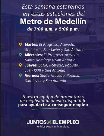Magneto se moverá fuertemente con empleo en Medellín, Cali y Bogotá