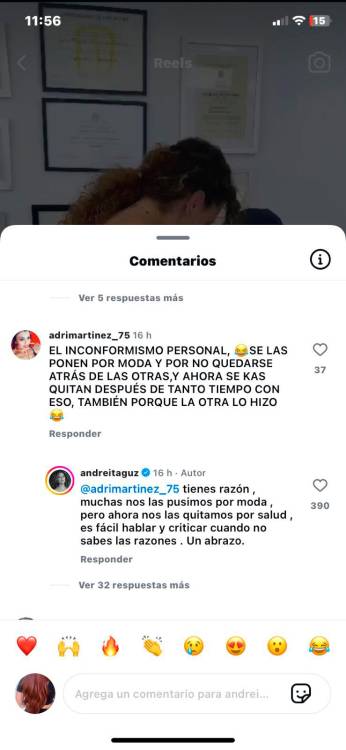 /FOTO: INSTAGRAM @andreitaguz