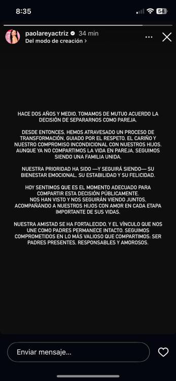 /IMAGEN: INSTAGRAM @paolareyactriz