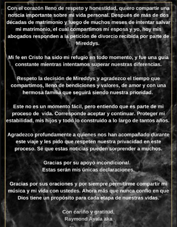 A Daddy Yankee le pidieron el divorcio tras tres décadas de matrimonio