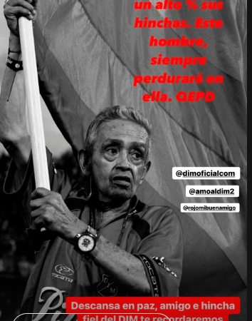 Así será el último adiós de Caretorta, el emblemático hincha del DIM