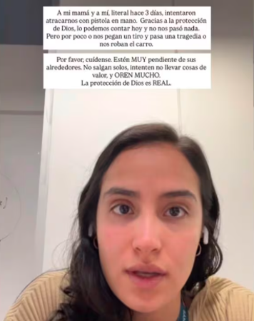 Michell García historias de Instagram. FOTO: @MICHGARCIAZ