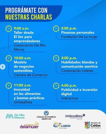 Gran jornada de empresarismo para los caldenses, ¡no se la pierdan!