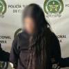 Yésica María Rico, alias la Sobrina y presunta integrante del Clan del Golfo, tras ser capturada. <b><span class="mln_small-caps_mln">/FOTO: POLICÍA NACIONAL </span></b>
