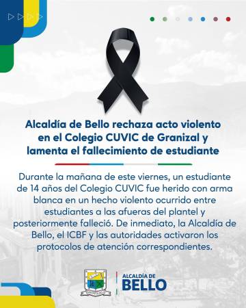 FOTO: ALCALDÍA DE BELLO