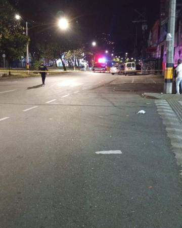 Asesinato a taxista en la madrugada. /FOTO: DENUNCIAS ANTIOQUIA