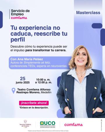 Atentos a la jornada de empleabilidad de Comfama en Medellín
