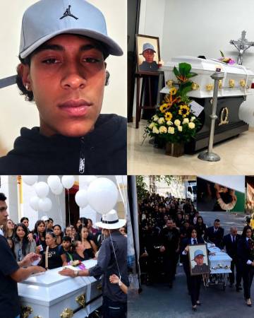 El lunes, 1.° de junio, Alexander fue trasladado a la parroquia San Cristóbal, donde se realizó una misa. FOTO: CRIMENES ESCRITOS