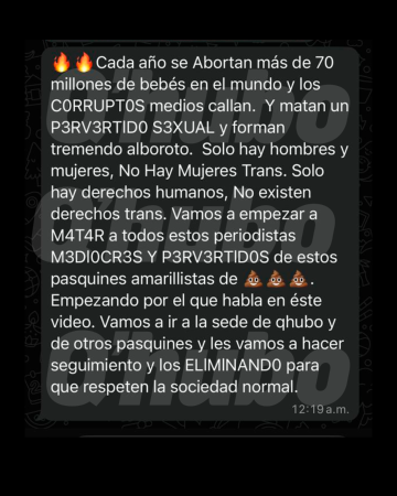 Amenazas de muerte contra Q’HUBO