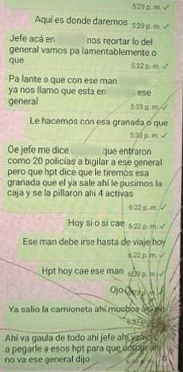 Amenazan de muerte al director de la Policía