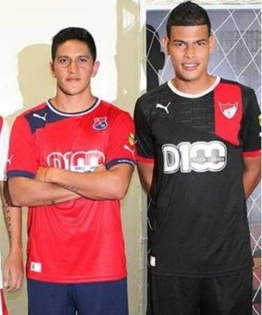 Indumentaria DIM 2013 Germán Cano (Izq.) y Jorge Arias (Der). FOTO: TOMADA DE PINTEREST