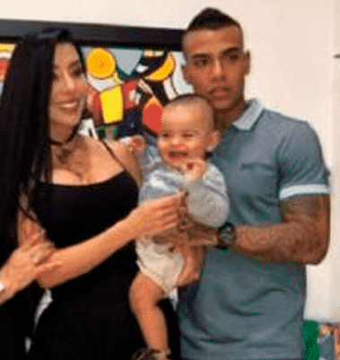 Marcela Reyes y Exotic Dj cuando eran pareja. /FOTO: REDES SOCIALES